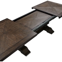 asheville dining dark brown  pc dining room   