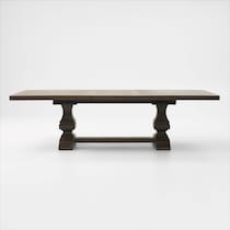 asheville dining dark brown  pc dining room   