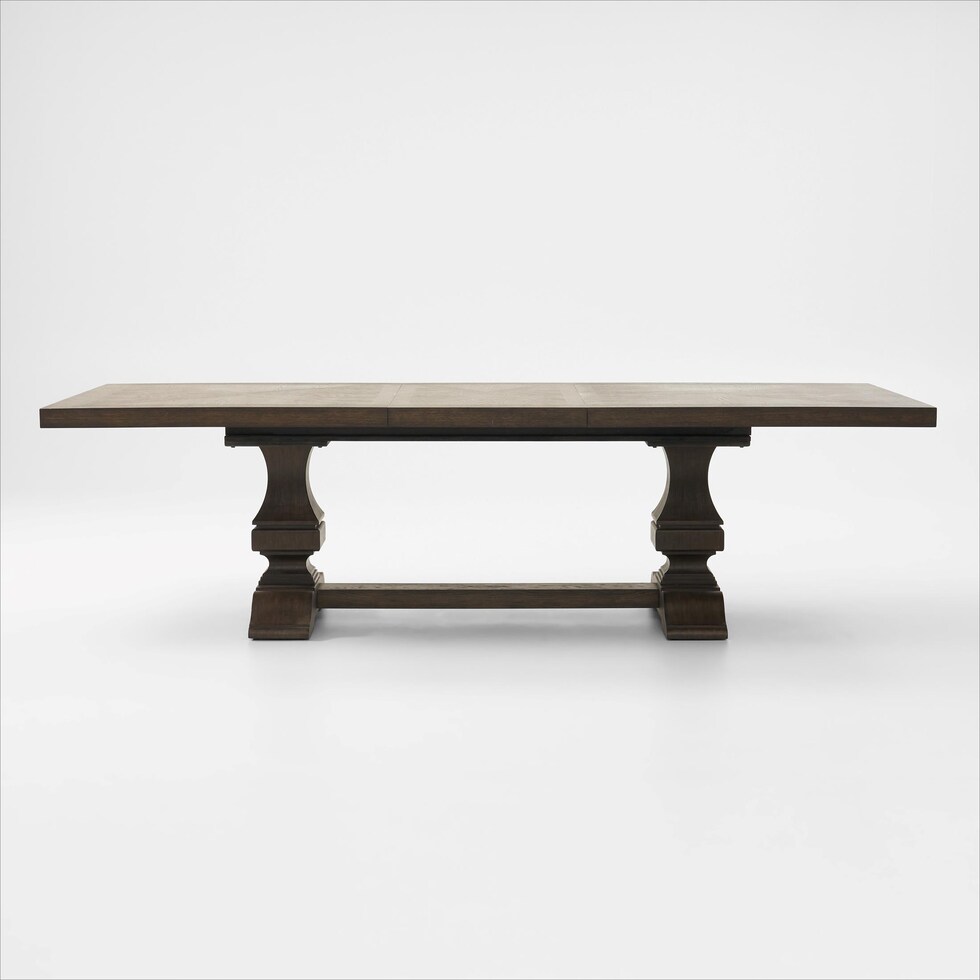 asheville dining dark brown  pc dining room   