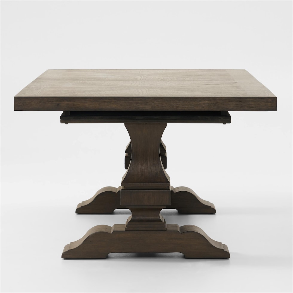 asheville dining dark brown  pc dining room   