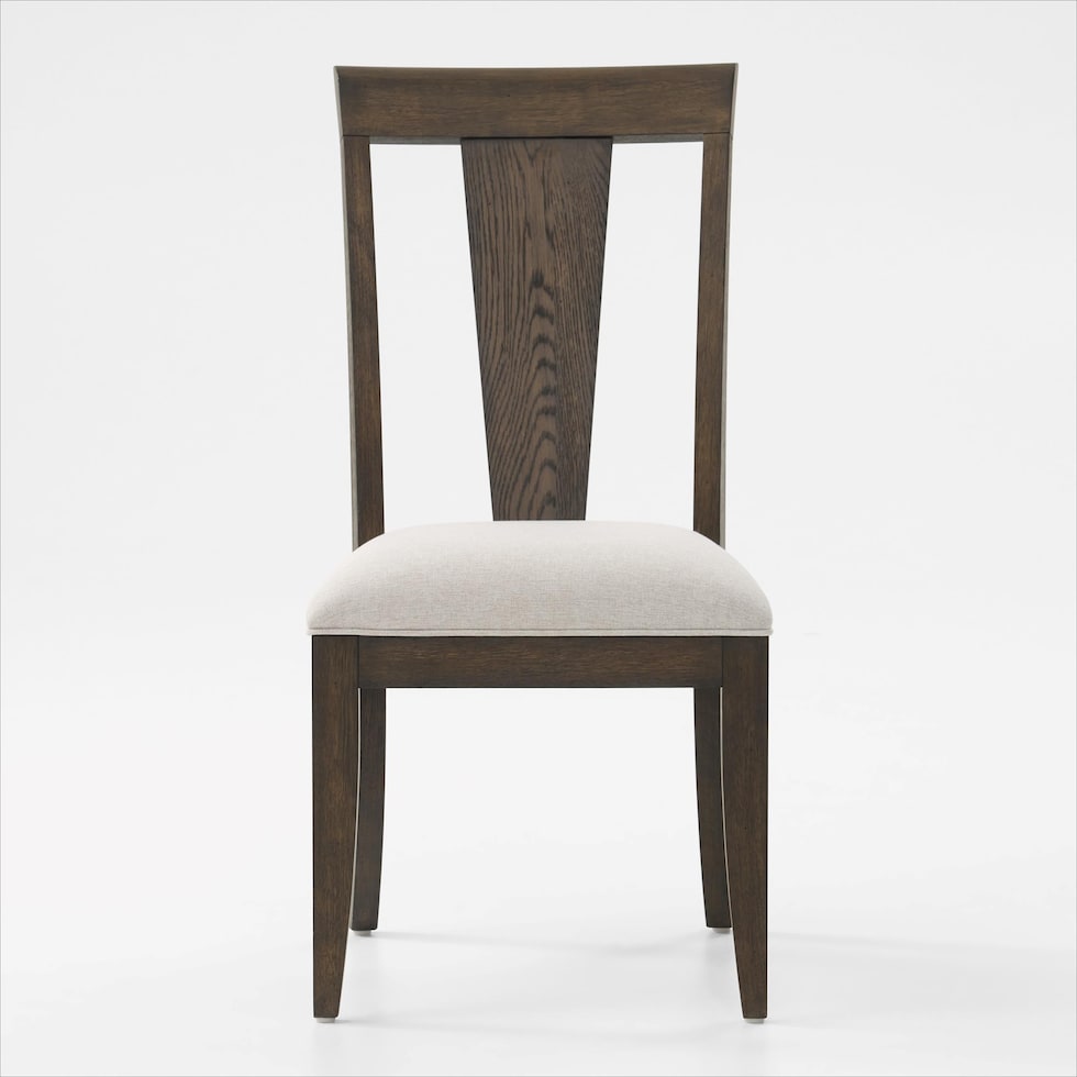 asheville dining dark brown  pc dining room   