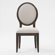 asheville dining dark brown dining chair   