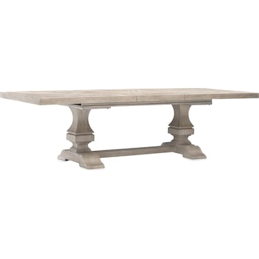 Asheville Rectangle Extendable Dining Table with 6 Splat-Back Side Chairs - Sandstone