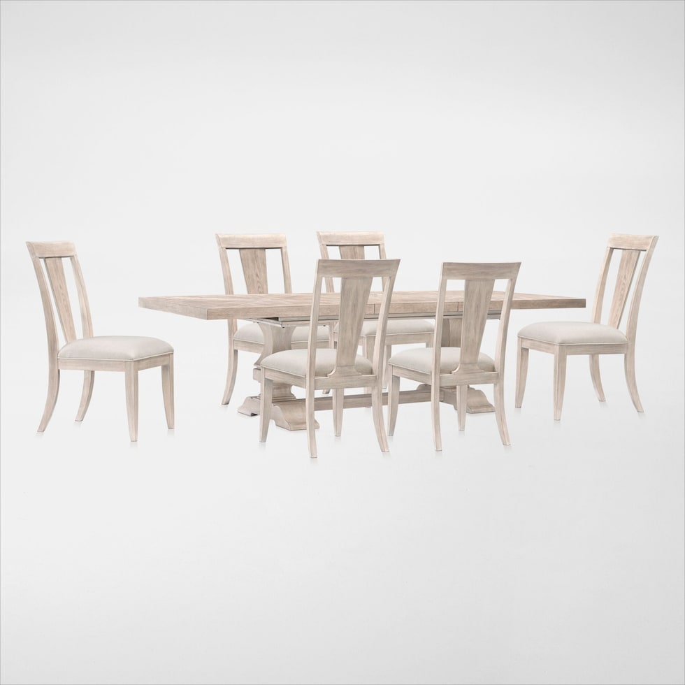 asheville dining light brown  pc dining room web   