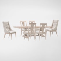 asheville dining light brown  pc dining room web   