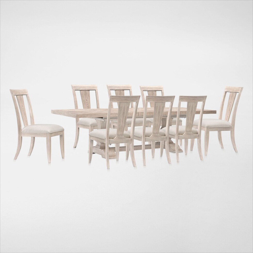 asheville dining light brown  pc dining room web   