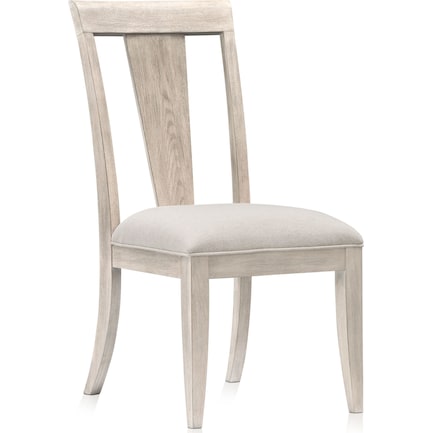 Asheville Splat-Back Side Chair - Sandstone