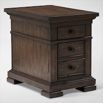 asheville tables dark brown chairside table web   
