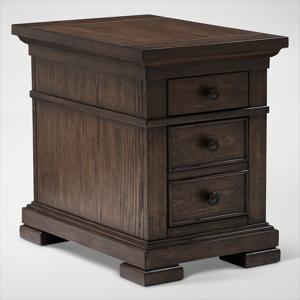 asheville tables dark brown chairside table web   