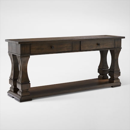 Asheville Sofa Table - Tobacco
