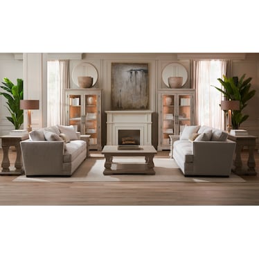 Asheville Square Coffee Table - Sandstone