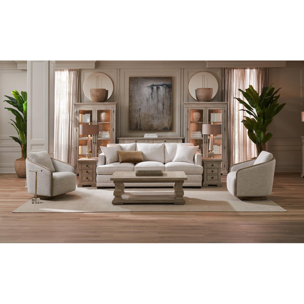 asheville tables light brown coffee table   