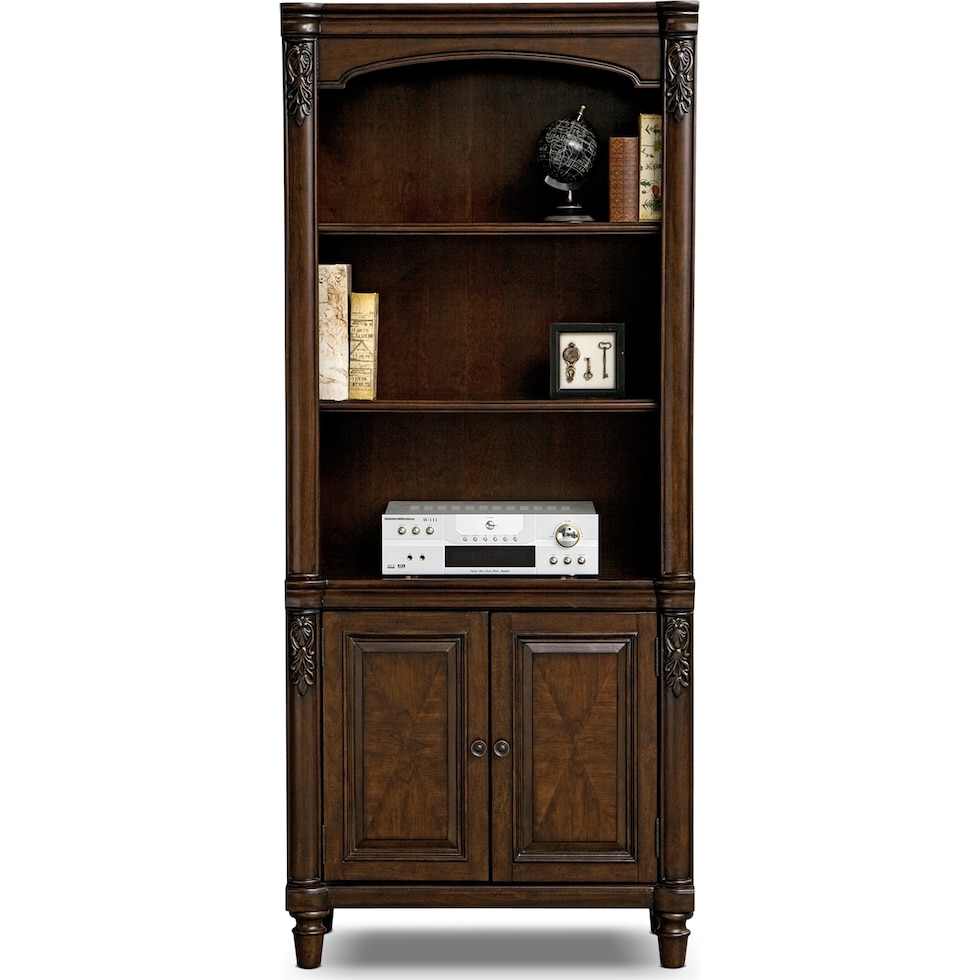 ashland dark brown bookcase   