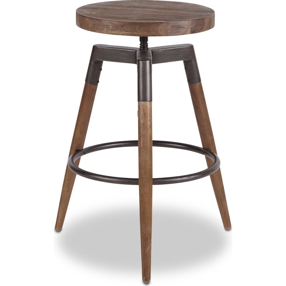 ashland dark brown counter height stool   