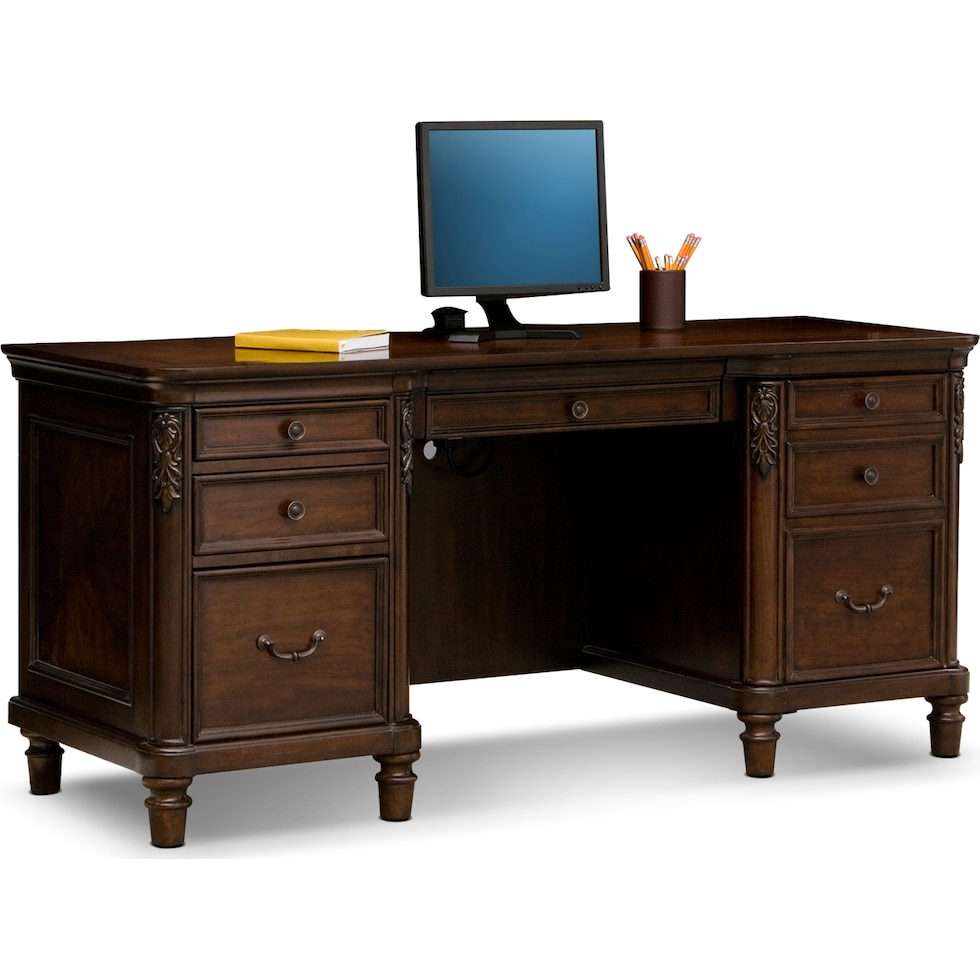 ashland dark brown desk   