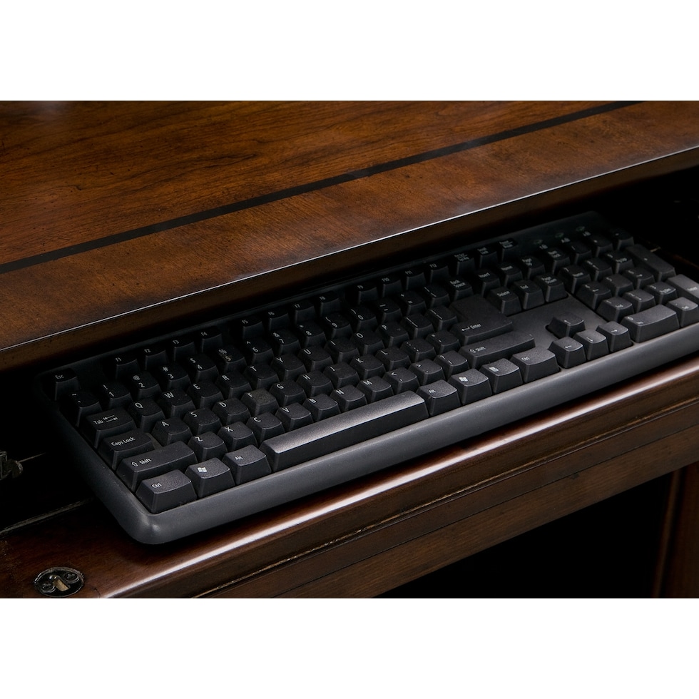 ashland dark brown desk   