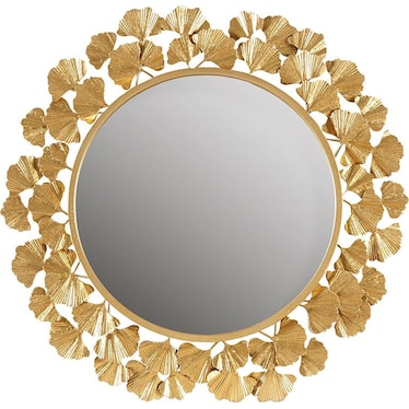 Ashlar Round Wall Mirror