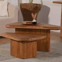 ashra dark brown coffee table   