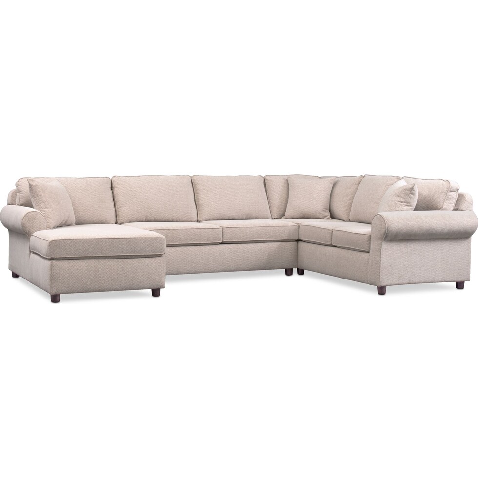 ashton white  pc sectional   