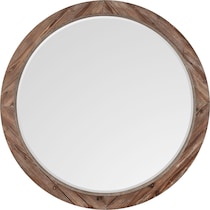 aspen dark brown mirror   