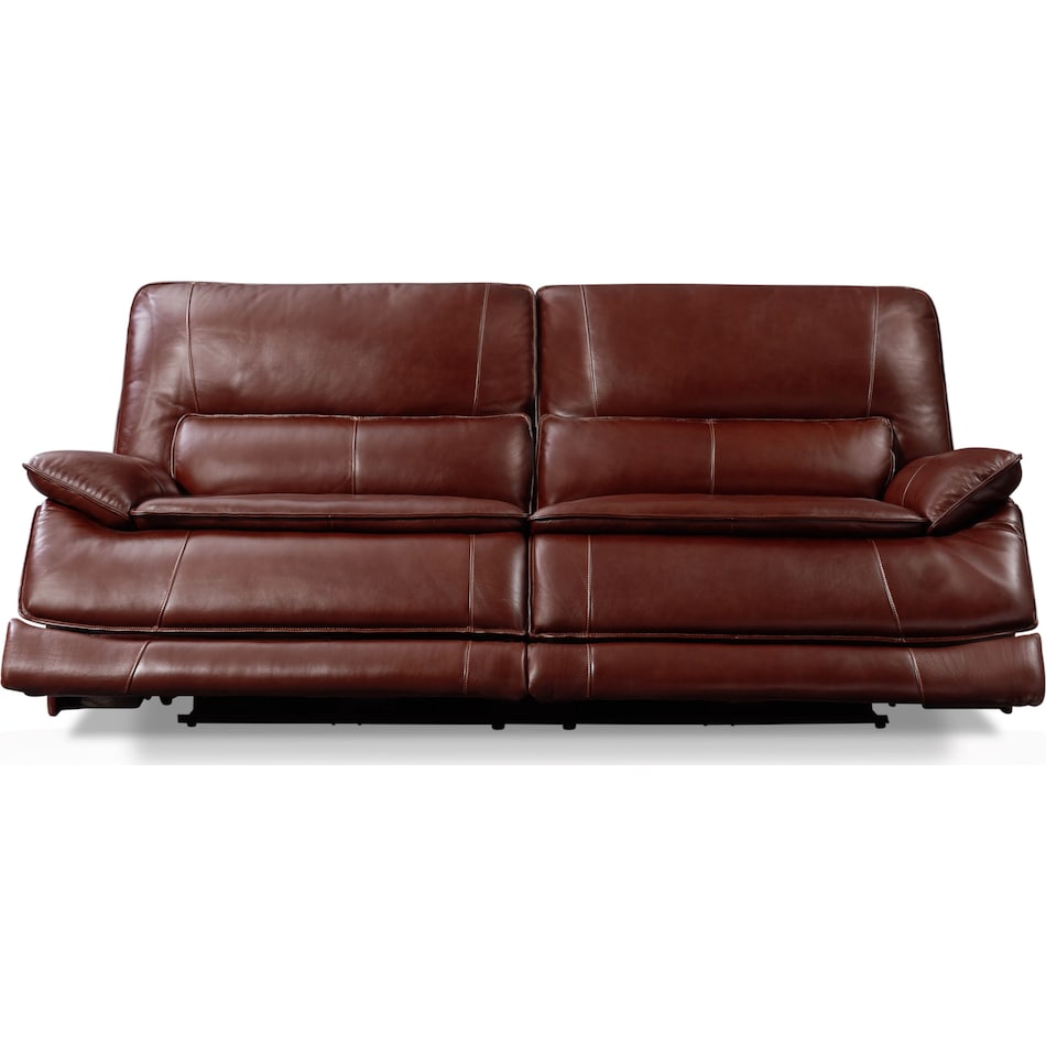 aston dark brown  pc power reclining living room   