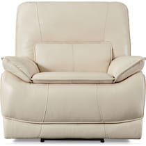 aston white recliner   