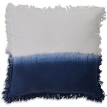 astor white and blue pillow   
