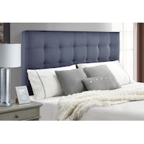 astrid blue full queen headboard   