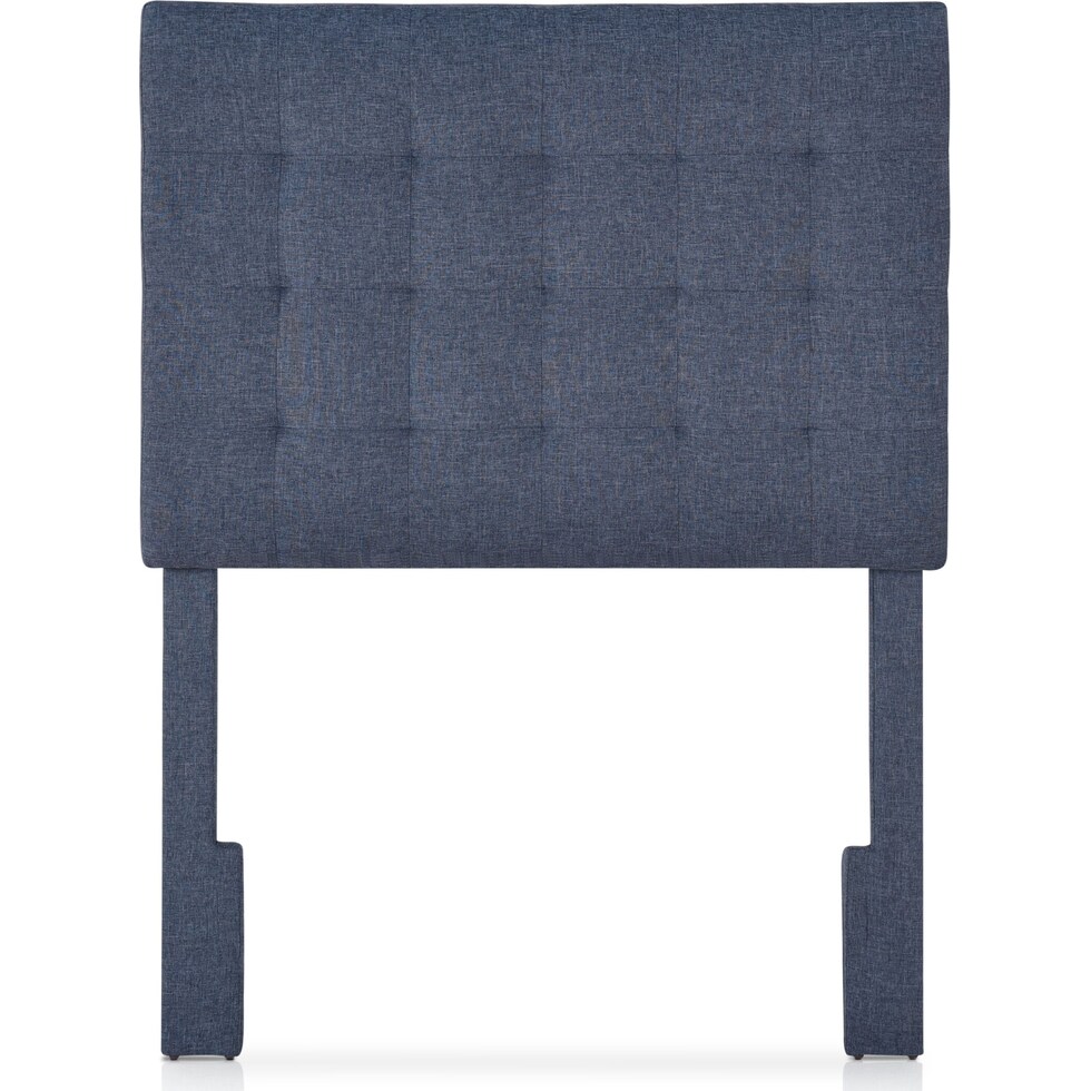 astrid blue twin headboard   