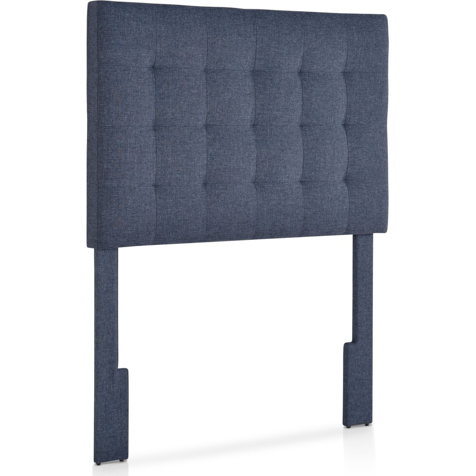 astrid blue twin headboard   