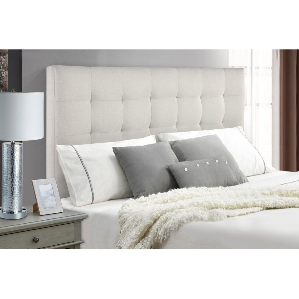 astrid gray full queen headboard   