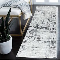 astro gray white area rug  x    
