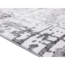 astro gray white area rug  x    