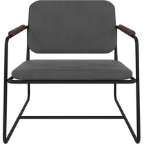 astrophel black accent chair   