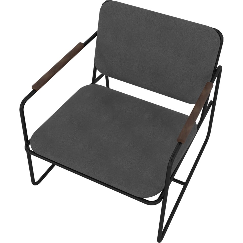 astrophel black accent chair   