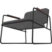 astrophel black accent chair   