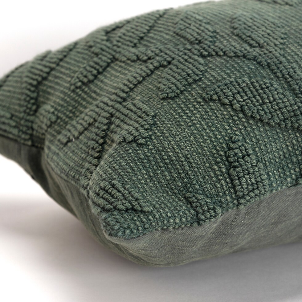 athena green pillow   