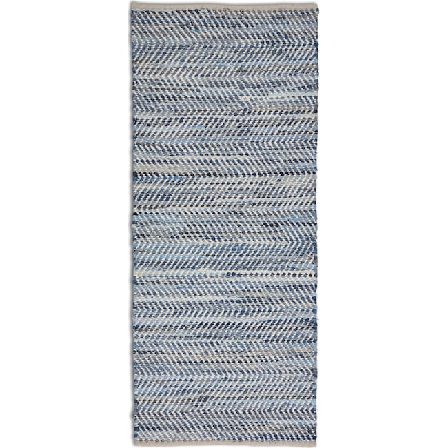 Rugs - Atlas 30" x 8' Runner - Blue