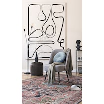 atticus red area rug  x    