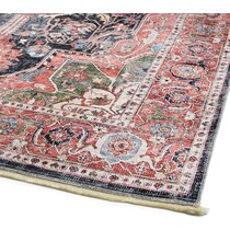 atticus red area rug  x    