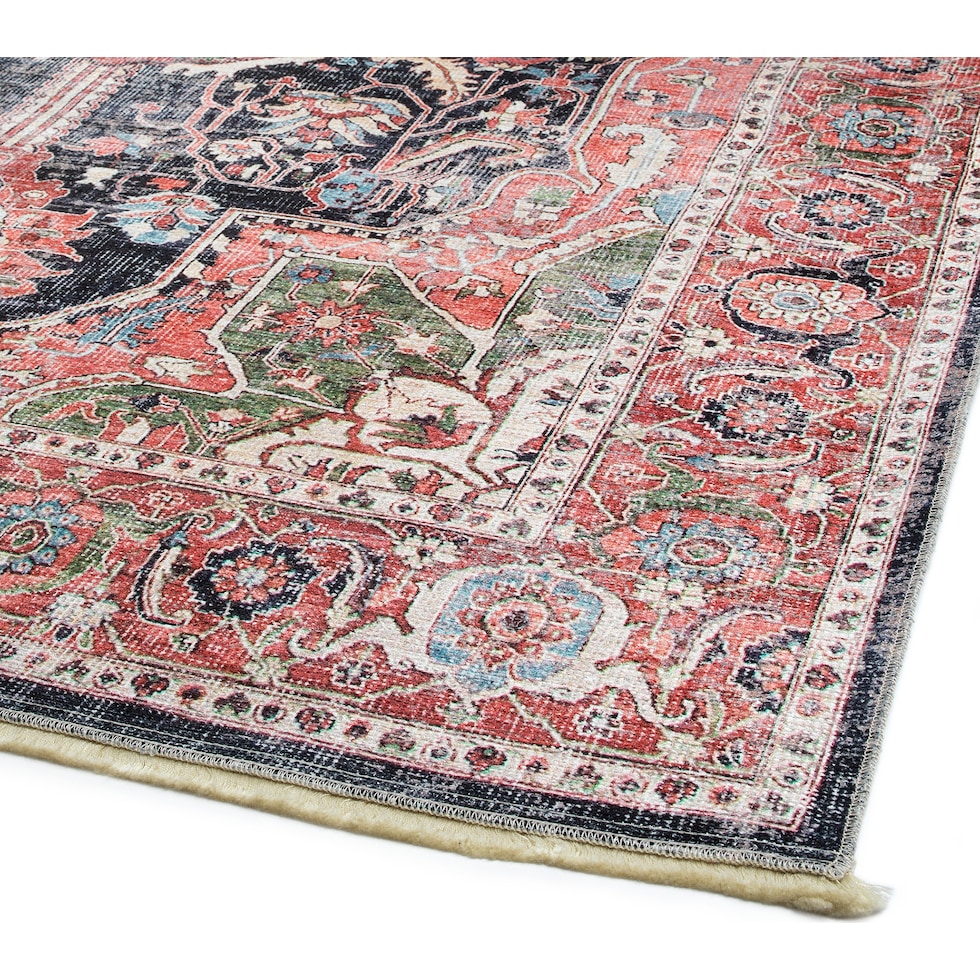 atticus red area rug  x    
