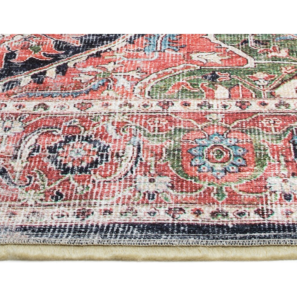 atticus red area rug  x    