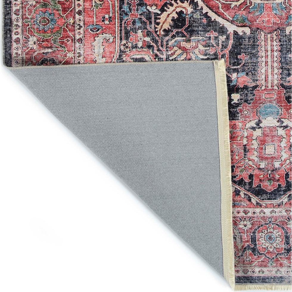 atticus red area rug  x    