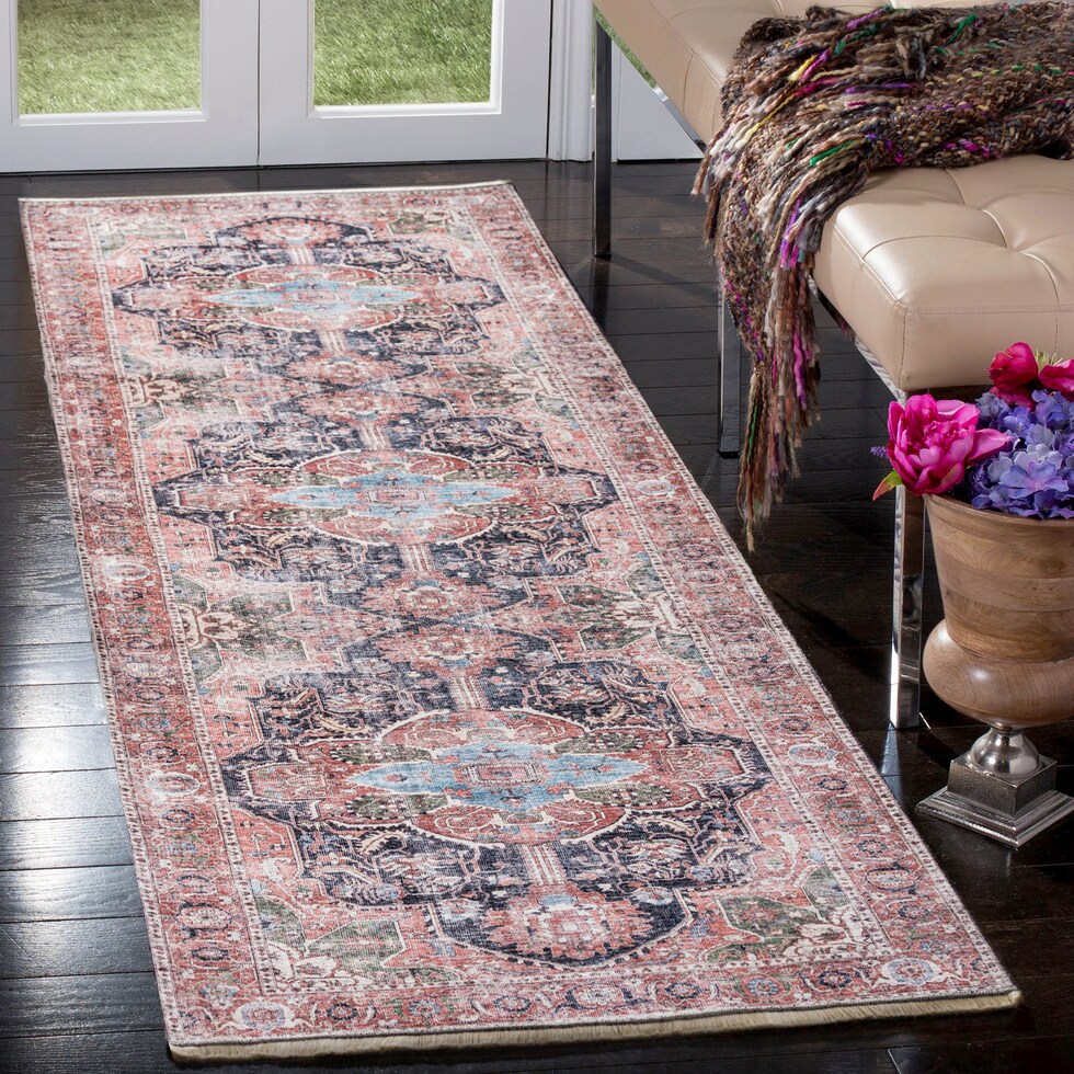 atticus red rug   