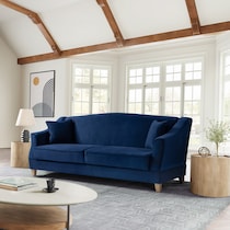 atwell blue sofa bed   