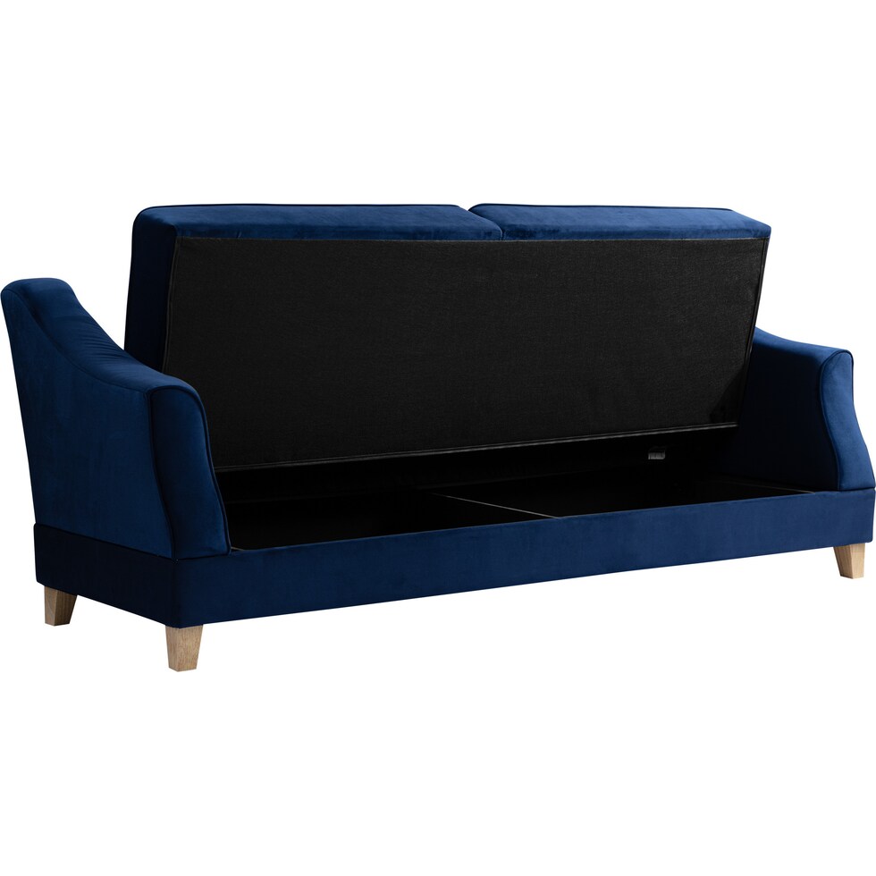 atwell blue sofa bed   