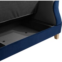 atwell blue sofa bed   