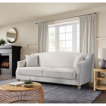 atwell white sofa bed   