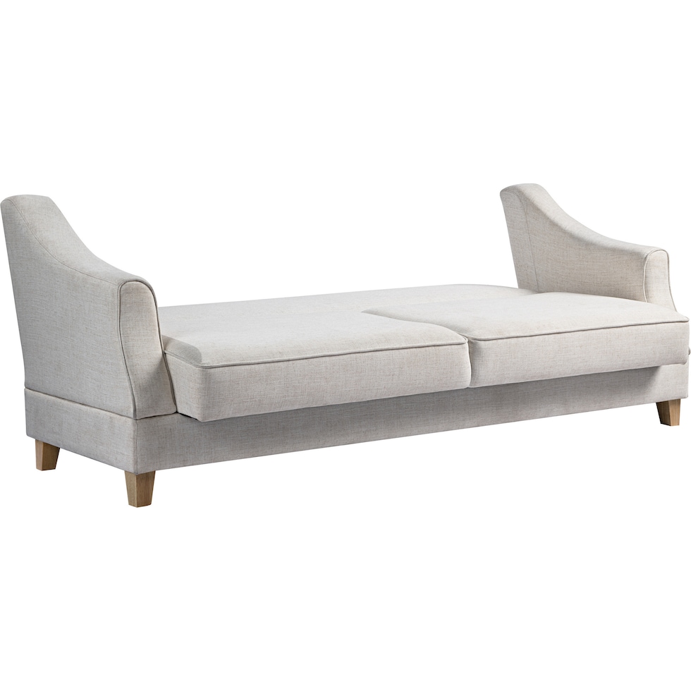 atwell white sofa bed   