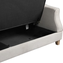 atwell white sofa bed   